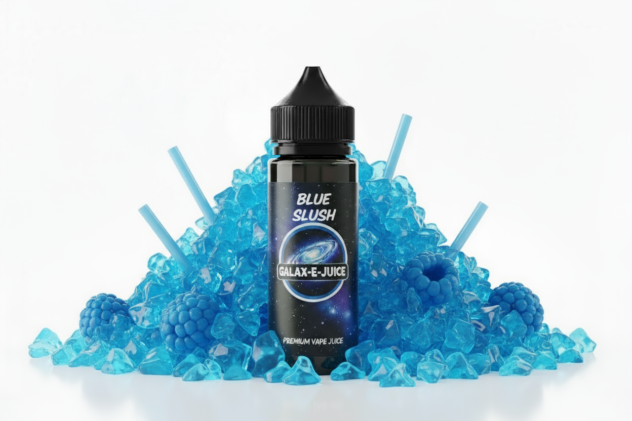 Blue Slush E-Liquid 100ml - UK Made Premium Vape Juice | Galax-E-Juice