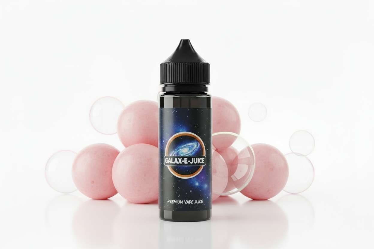 Bubblegum E-Liquid 100ml - UK Made Premium Vape Juice | Galax-E-Juice