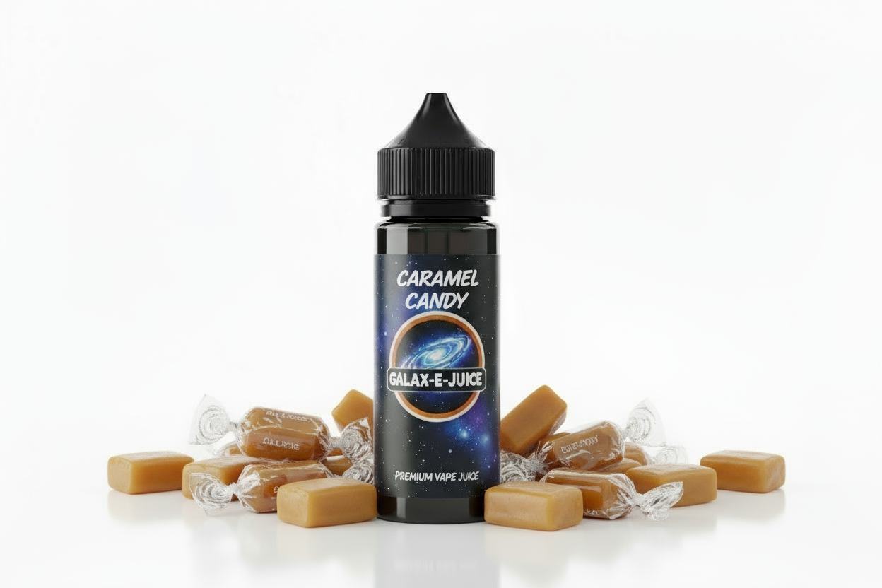 Caramel Candy E-Liquid 100ml - UK Made Premium Vape Juice | Galax-E-Juice