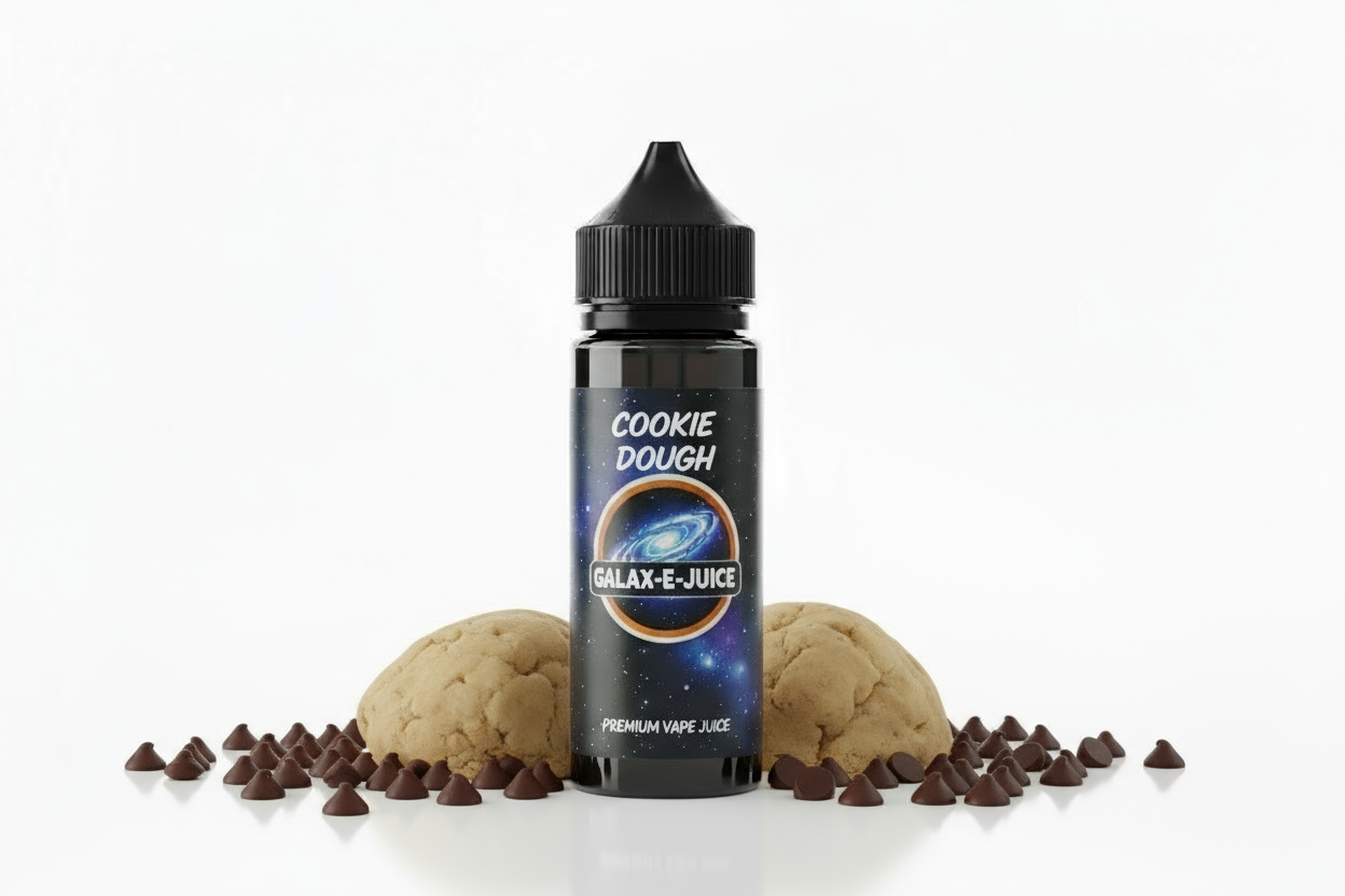 Cookie Dough E-Liquid 100ml - UK Made Premium Vape Juice | Galax-E-Juice