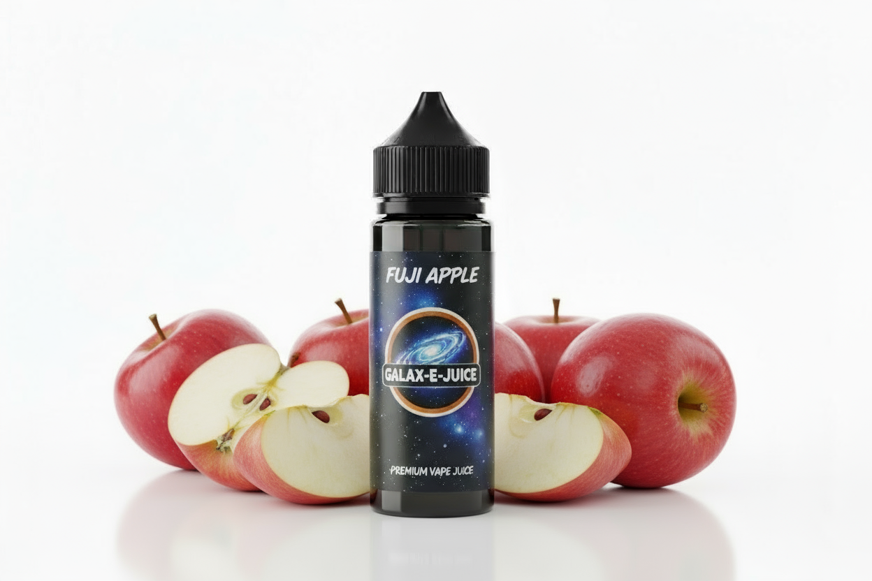 Fuji Apple E-Liquid 100ml - UK Made Premium Vape Juice | Galax-E-Juice