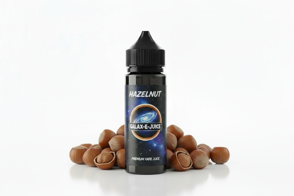 Hazelnut E-Liquid 100ml - UK Made Premium Vape Juice | Galax-E-Juice