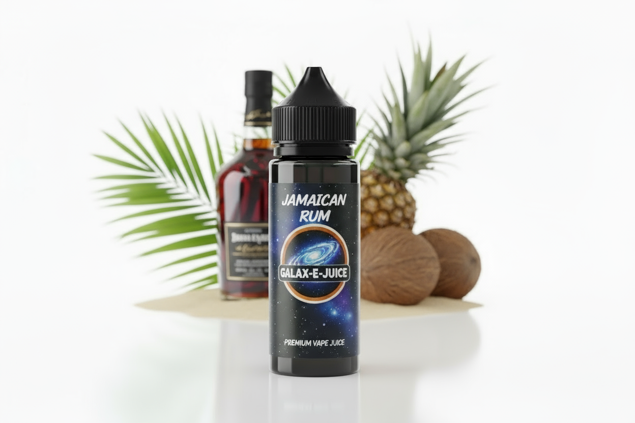 Jamaican Rum E-Liquid 100ml - UK Made Premium Vape Juice | Galax-E-Juice