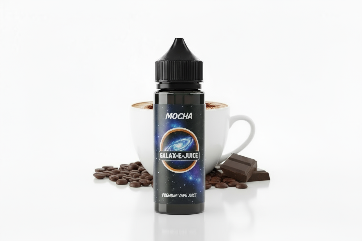 Mocha E-Liquid 100ml - UK Made Premium Vape Juice | Galax-E-Juice