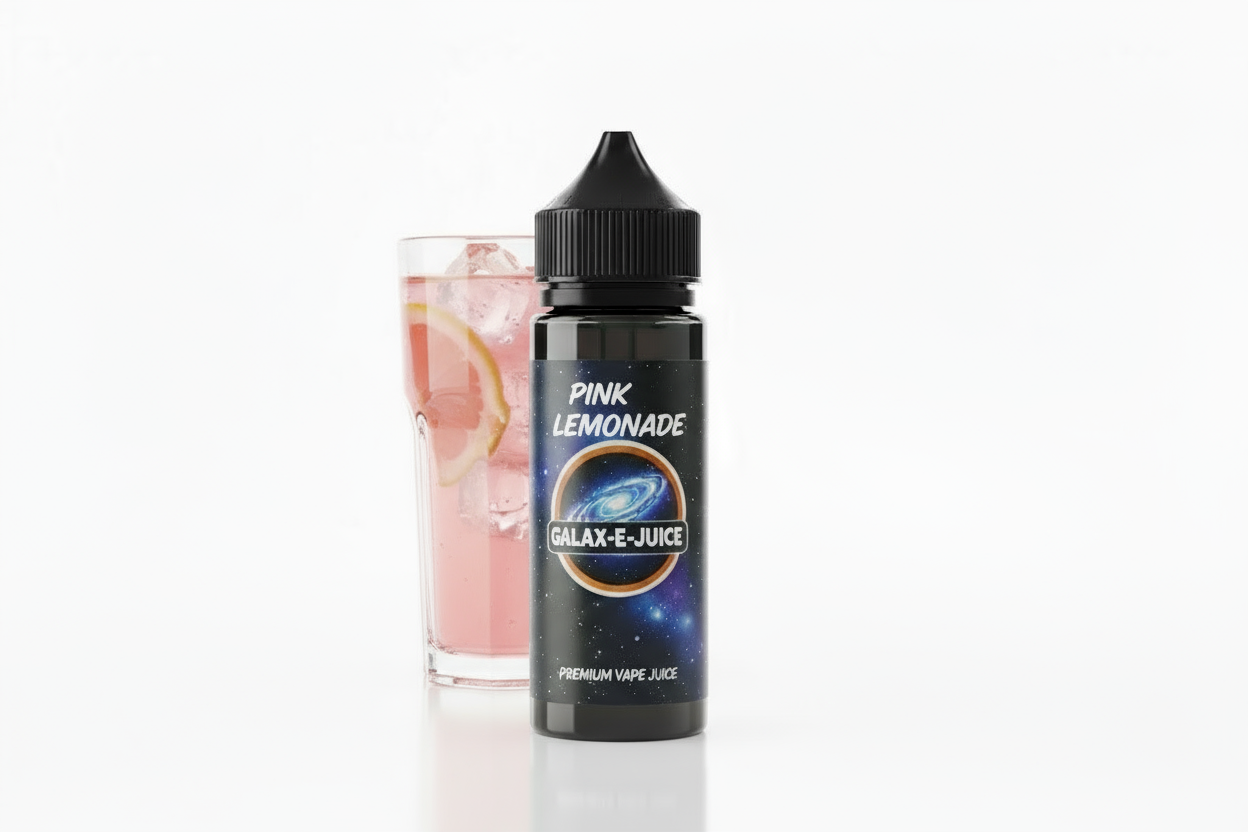 Pink Lemonade E-Liquid 100ml - UK Made Premium Vape Juice | Galax-E-Juice