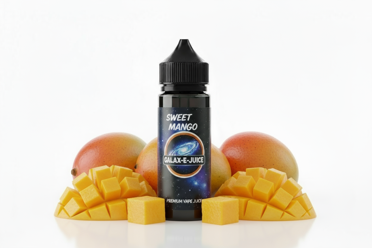 Sweet Mango E-Liquid 100ml - UK Made Premium Vape Juice | Galax-E-Juice