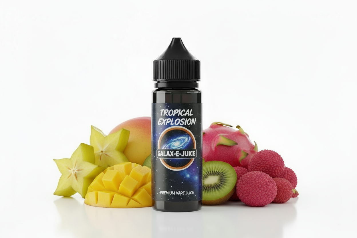 Tropical Explosion E-Liquid 100ml - UK Made Premium Vape Juice | Galax-E-Juice