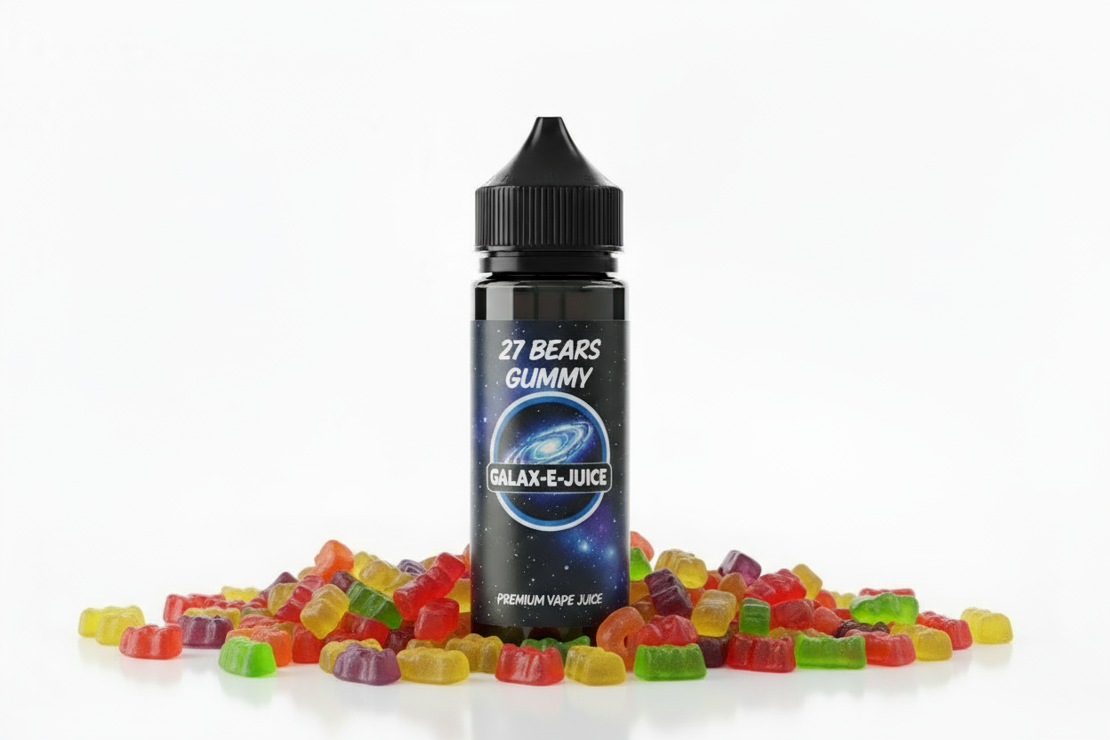 27 Bears Gummy E-Liquid 100ml - UK Made Premium Vape Juice | Galax-E-Juice