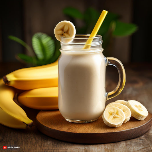 Banana Milkshake Concentrate 1 Litre - Premium DIY Creamy Banana Milkshake Flavour Concentrate
