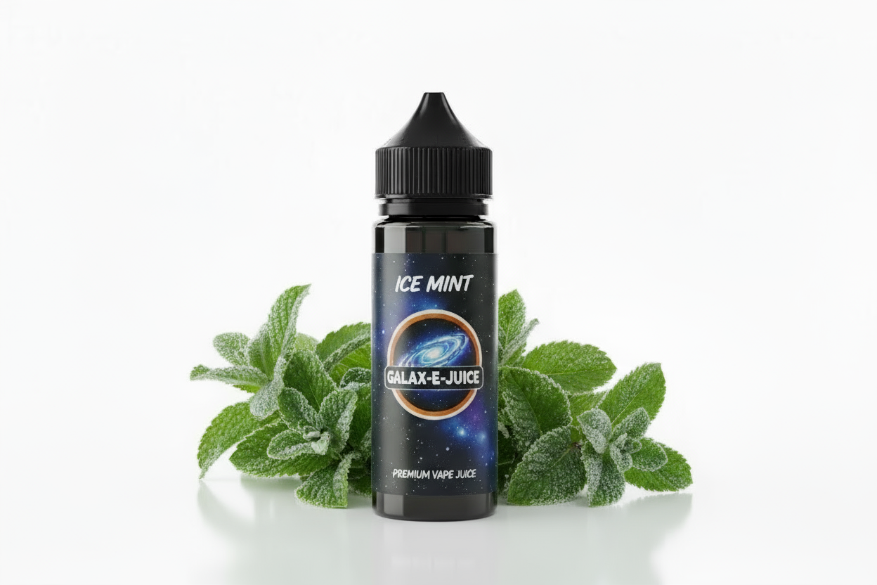 Cool Mint E-Liquid 100ml - UK Made Premium Vape Juice | Galax-E-Juice
