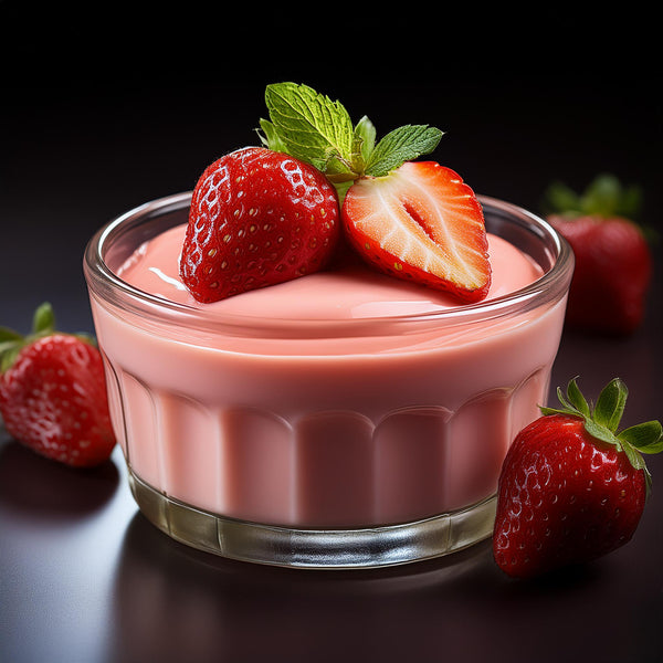 Strawberry Custard - 100ml Vape Liquid - Mix n Match - Buy 2 Get 1 Free on all Flavours!