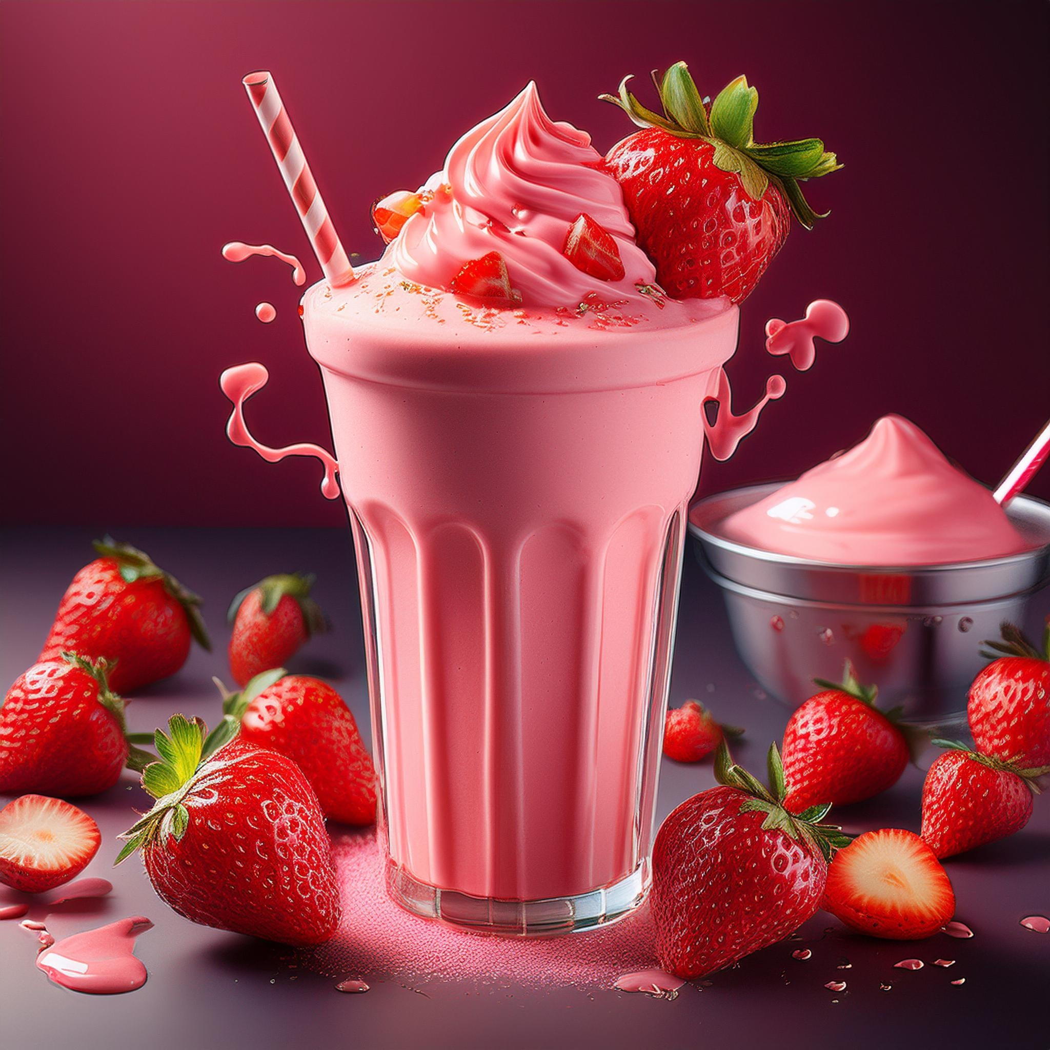 Strawberry Milkshake Concentrate - 50ml Bottle - Mix n Match - Buy 4 Get 1 Free on all Flavours!