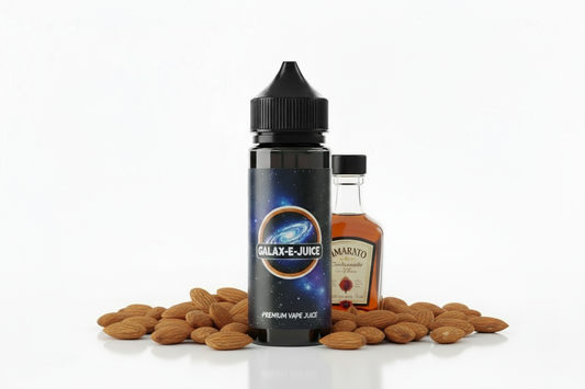Almond Amaretto E-Liquid 100ml - UK Made Premium Vape Juice | Galax-E-Juice