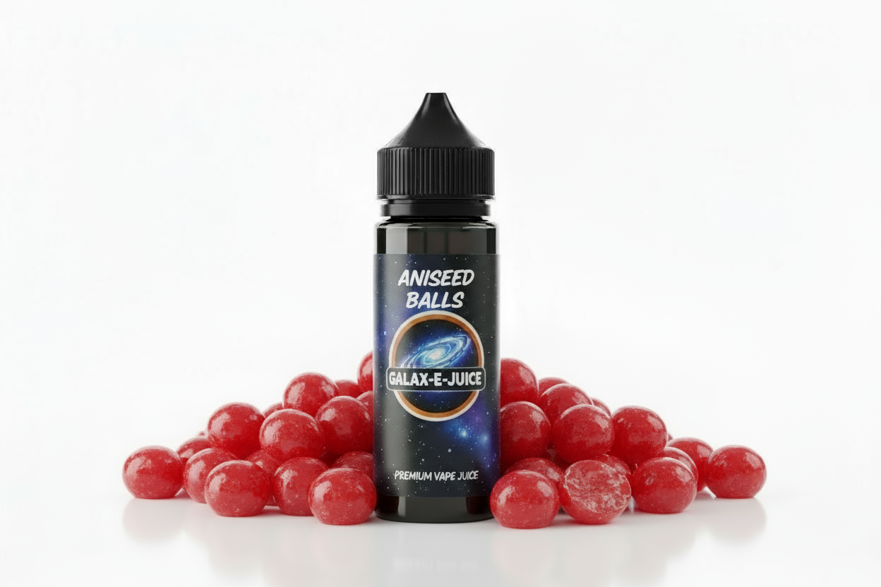 Aniseed Balls E-Liquid 100ml - UK Made Premium Vape Juice | Galax-E-Juice