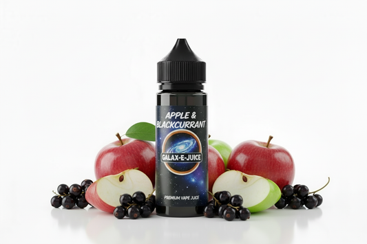Apple & Blackcurrant E-Liquid 100ml - UK Made Premium Vape Juice | Galax-E-Juice