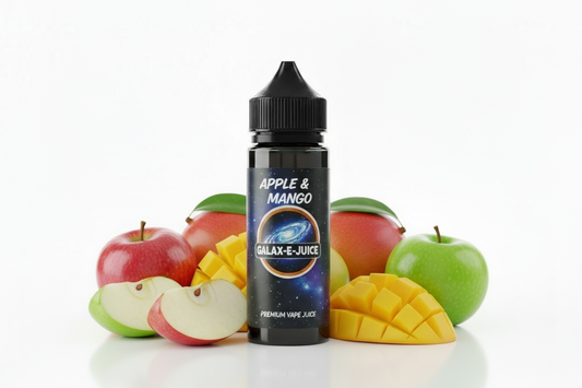 Apple & Mango E-Liquid 100ml - UK Made Premium Vape Juice | Galax-E-Juice