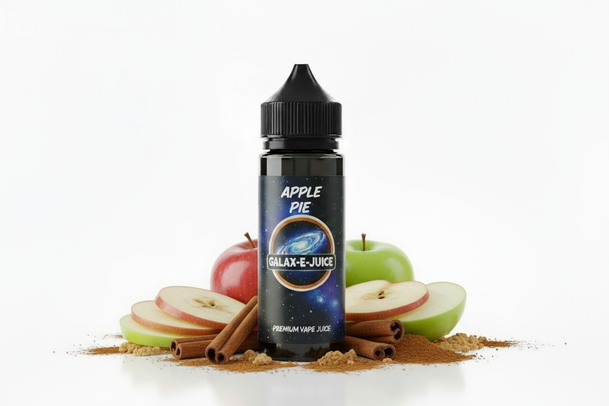Apple Pie E-Liquid 100ml - UK Made Premium Vape Juice | Galax-E-Juice