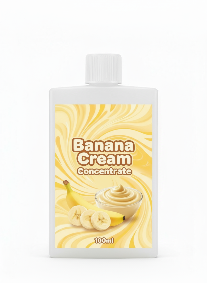 Banana Cream Concentrate 100ml - Premium UK Flavour Concentrate