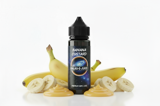 Banana Custard E-Liquid 100ml - UK Made Premium Vape Juice | Galax-E-Juice