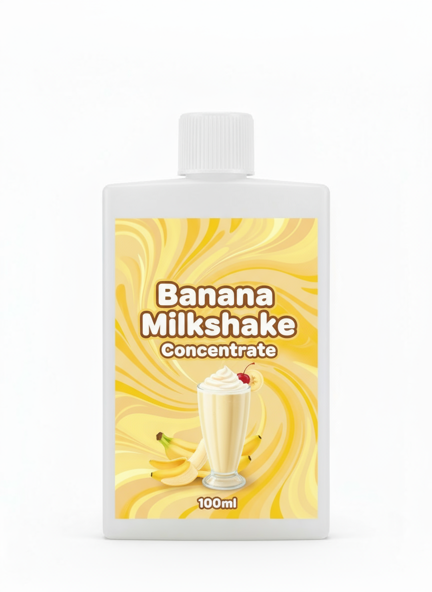Banana Milkshake Concentrate 100ml - Premium UK Flavour Concentrate