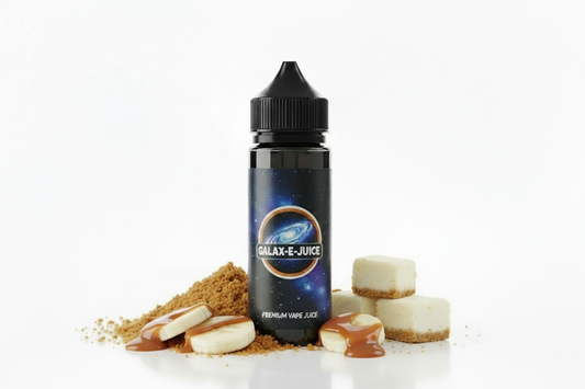 Banoffee Cheesecake E-Liquid 100ml - UK Made Premium Vape Juice | Galax-E-Juice