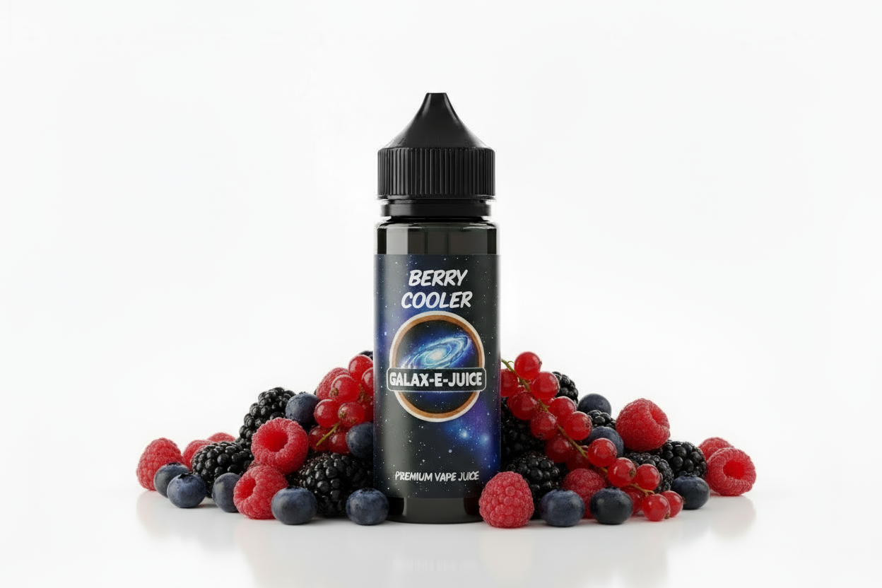 Berry Cooler E-Liquid 100ml - UK Made Premium Vape Juice | Galax-E-Juice