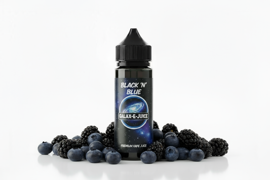 Black 'n' Blue E-Liquid 100ml - UK Made Premium Vape Juice | Galax-E-Juice