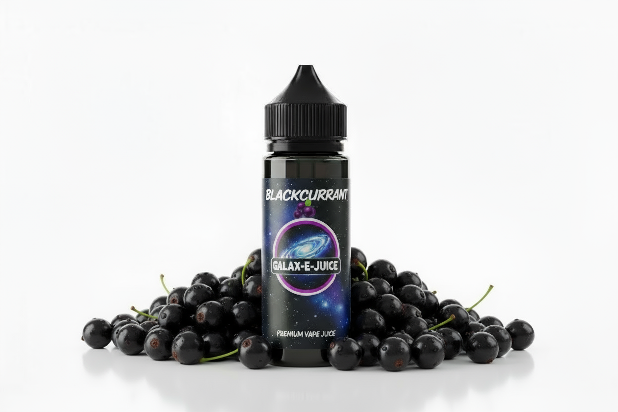 Blackcurrant E-Liquid 100ml - UK Made Premium Vape Juice | Galax-E-Juice