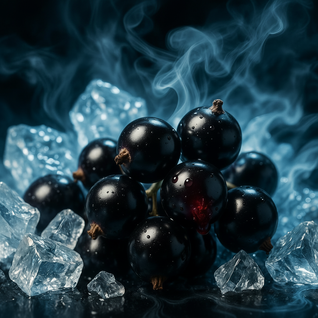 Black Ice Menthol E-Liquid 100ml - Cool Blackcurrant Menthol Flavour - Galax-E-Juice UK