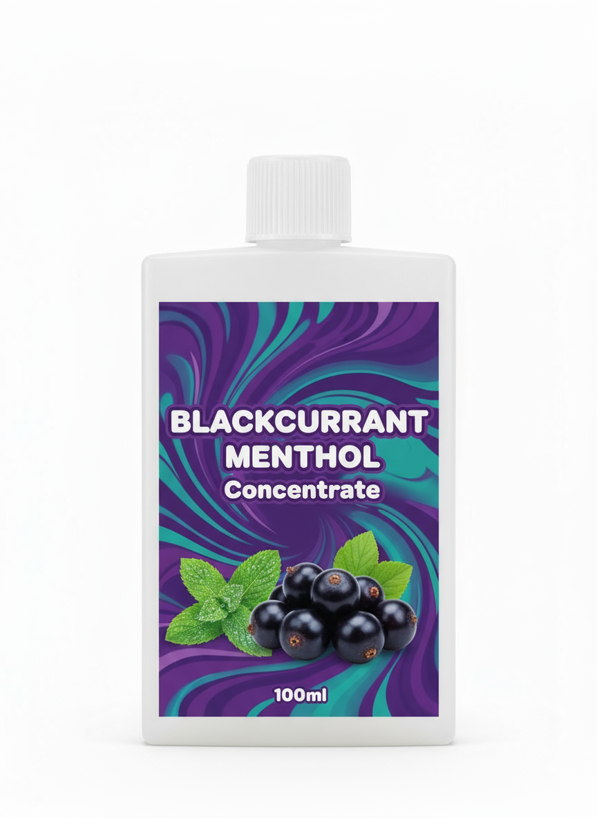 Blackcurrant Menthol Concentrate 100ml - Premium UK Flavour Concentrate