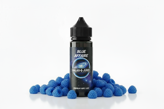 Blue Affaire E-Liquid 100ml - UK Made Premium Vape Juice | Galax-E-Juice
