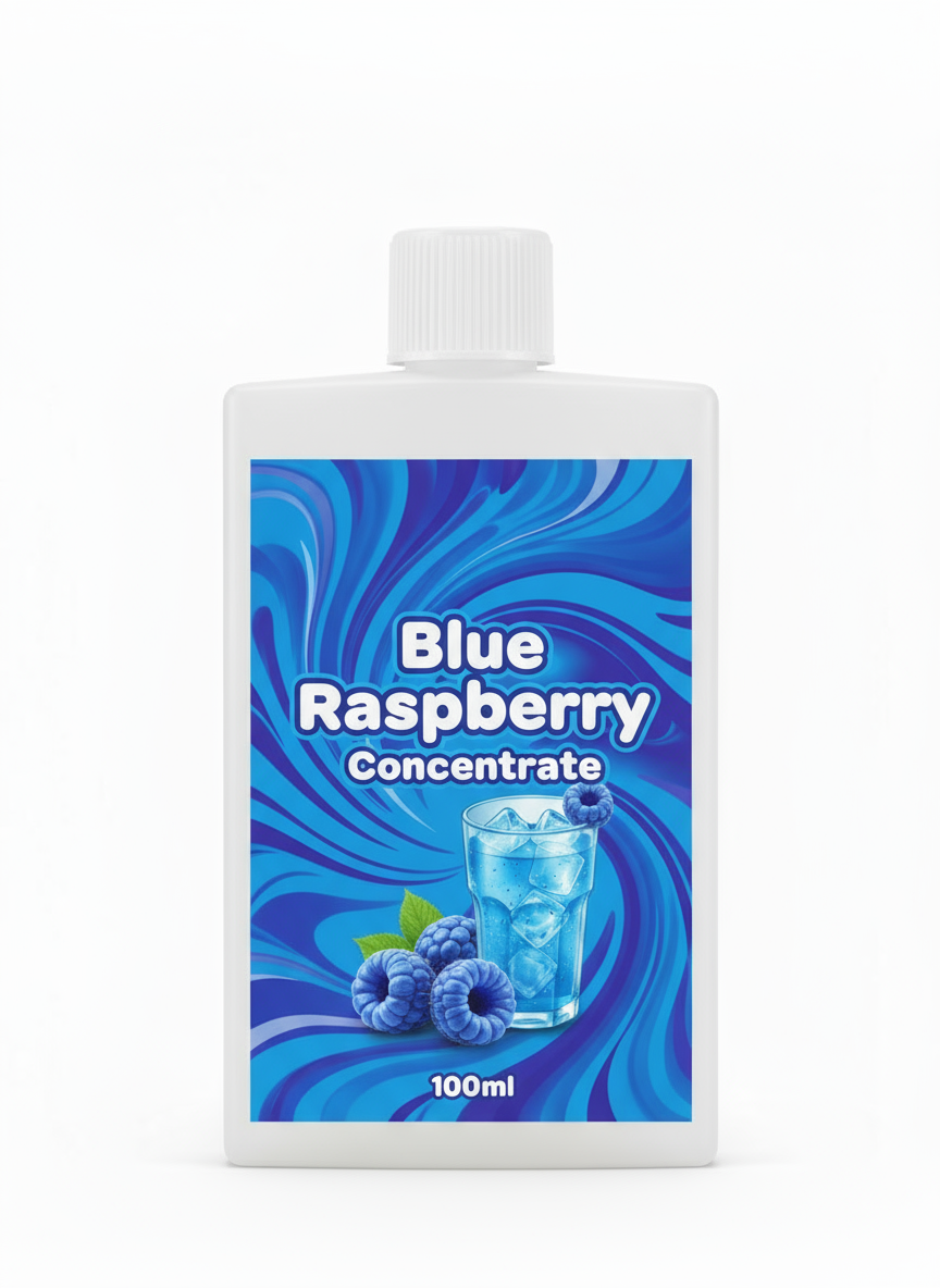 Blue Raspberry Concentrate 100ml | UK E-Liquid DIY – Galax-E-Juice E ...