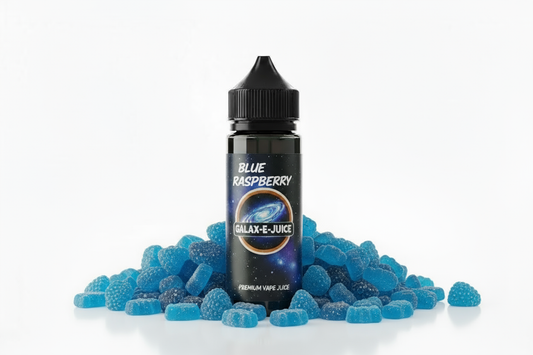 Blue Raspberry E-Liquid 100ml - UK Made Premium Vape Juice | Galax-E-Juice