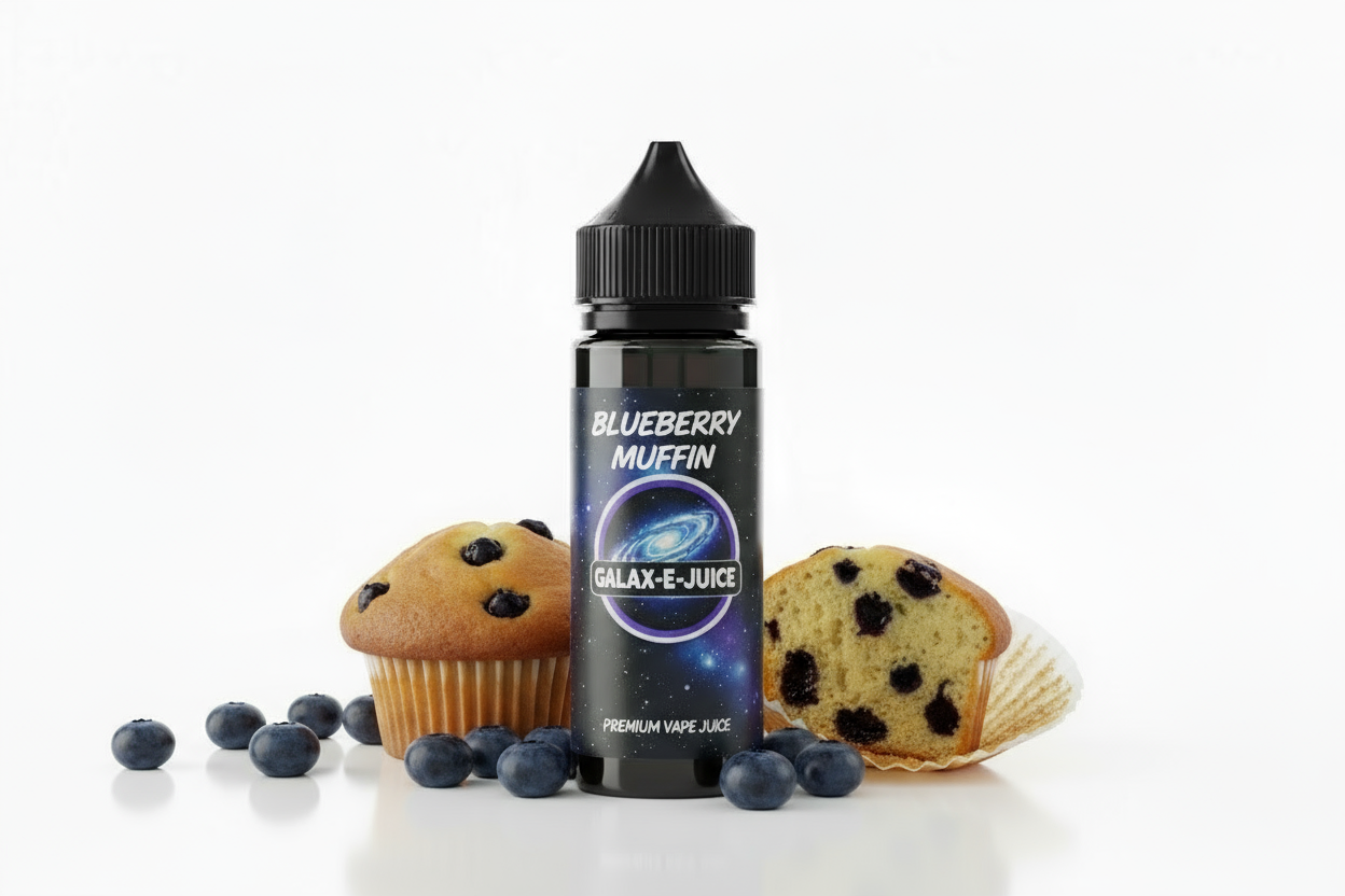 Blueberry Muffin E-Liquid 100ml - UK Made Premium Vape Juice | Galax-E-Juice