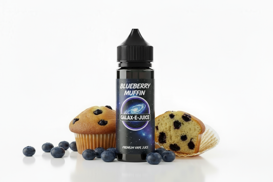Blueberry Muffin E-Liquid 100ml - UK Made Premium Vape Juice | Galax-E-Juice