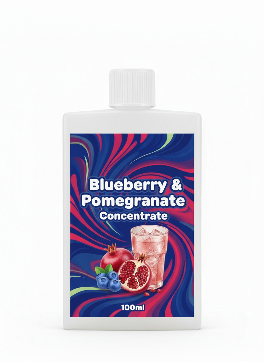 Blueberry & Pomegranate Concentrate 100ml - Premium UK Flavour Concentrate