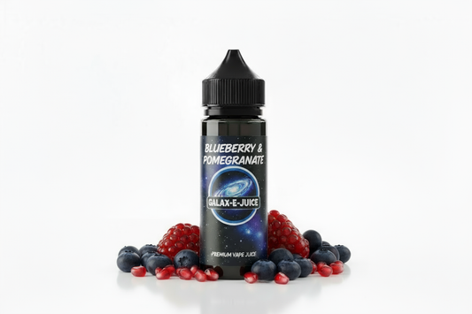 Blueberry & Pomegranate E-Liquid 100ml - UK Made Premium Vape Juice | Galax-E-Juice