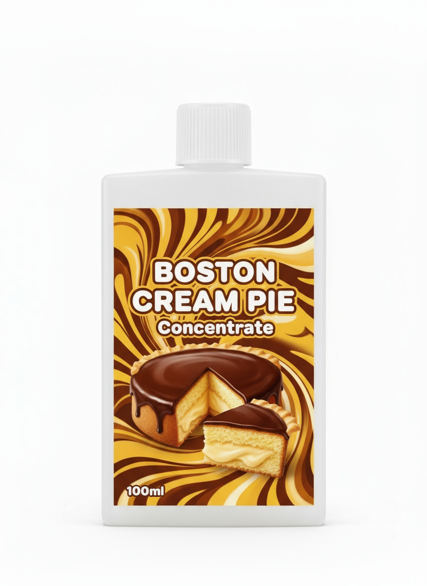 Boston Cream Pie Concentrate 100ml - Premium UK Flavour Concentrate