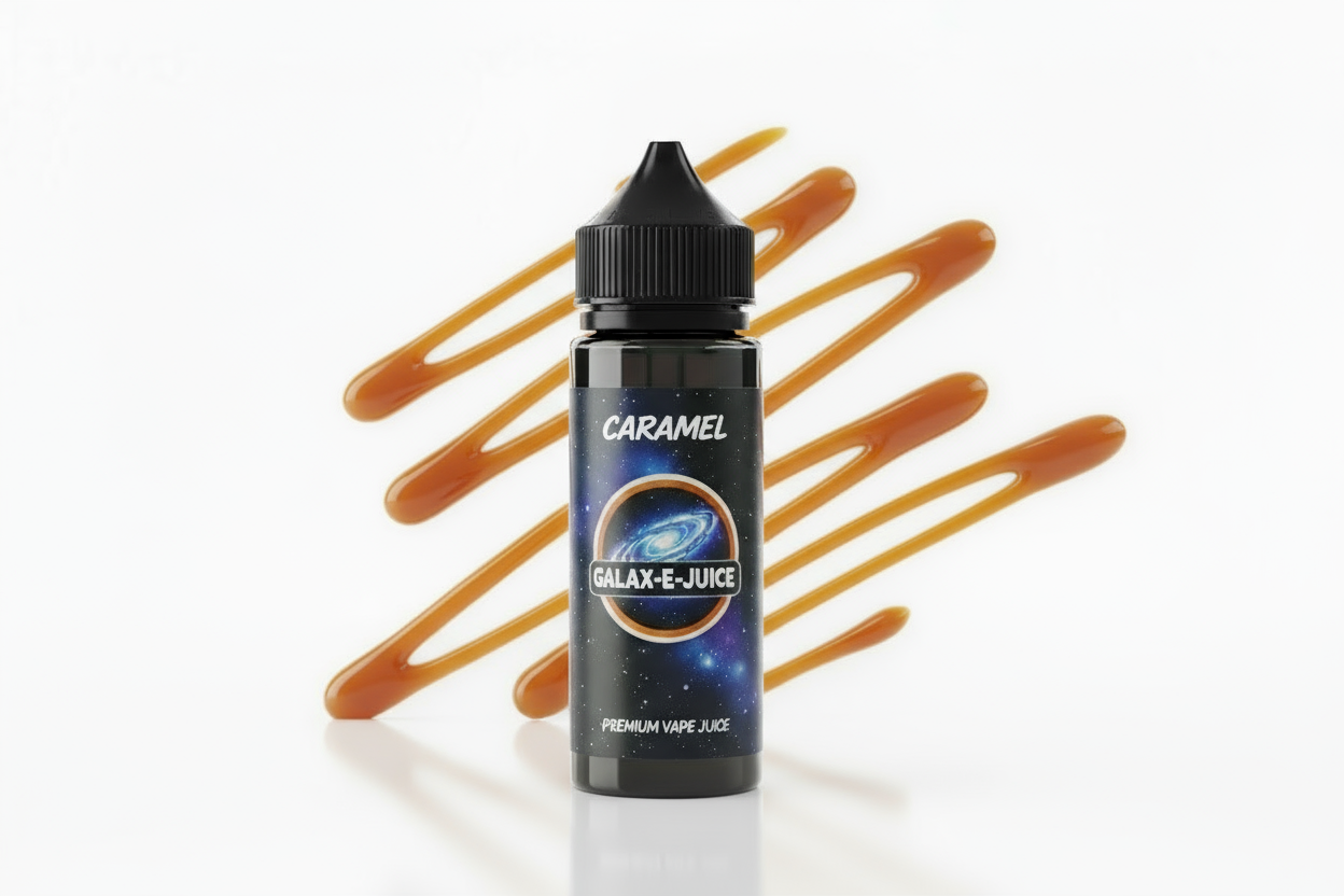 Caramel E-Liquid 100ml - UK Made Premium Vape Juice | Galax-E-Juice