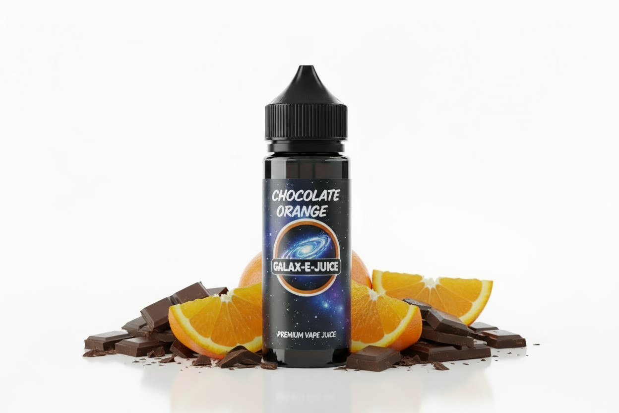 Chocolate Orange E-Liquid 100ml - UK Made Premium Vape Juice | Galax-E-Juice