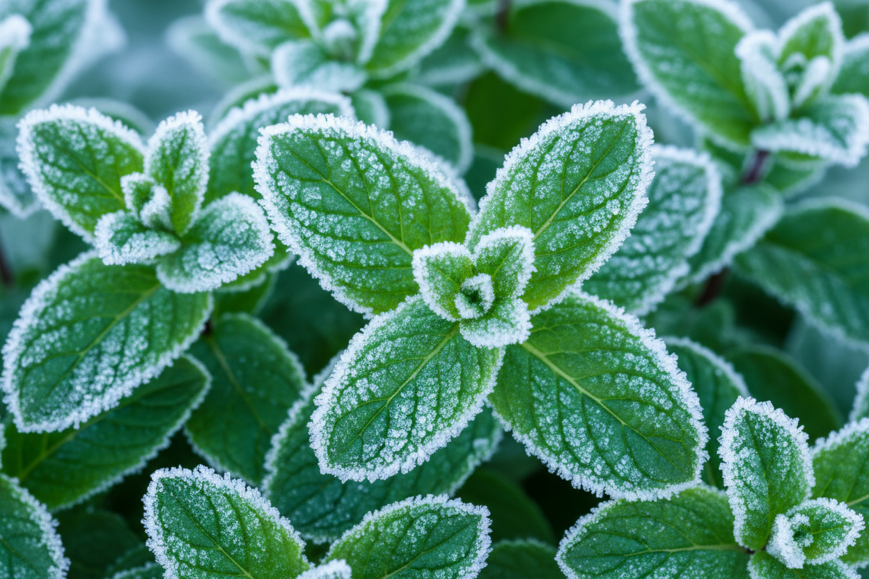 Cool Mint professional image with ice