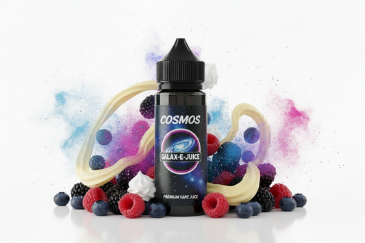 Cosmos Galax-E-Juice bottle