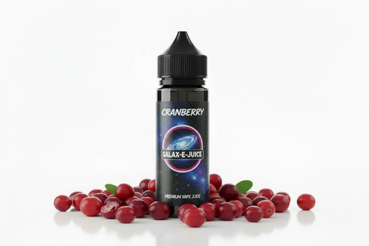 Cranberry E-Liquid 100ml - UK Made Premium Vape Juice | Galax-E-Juice