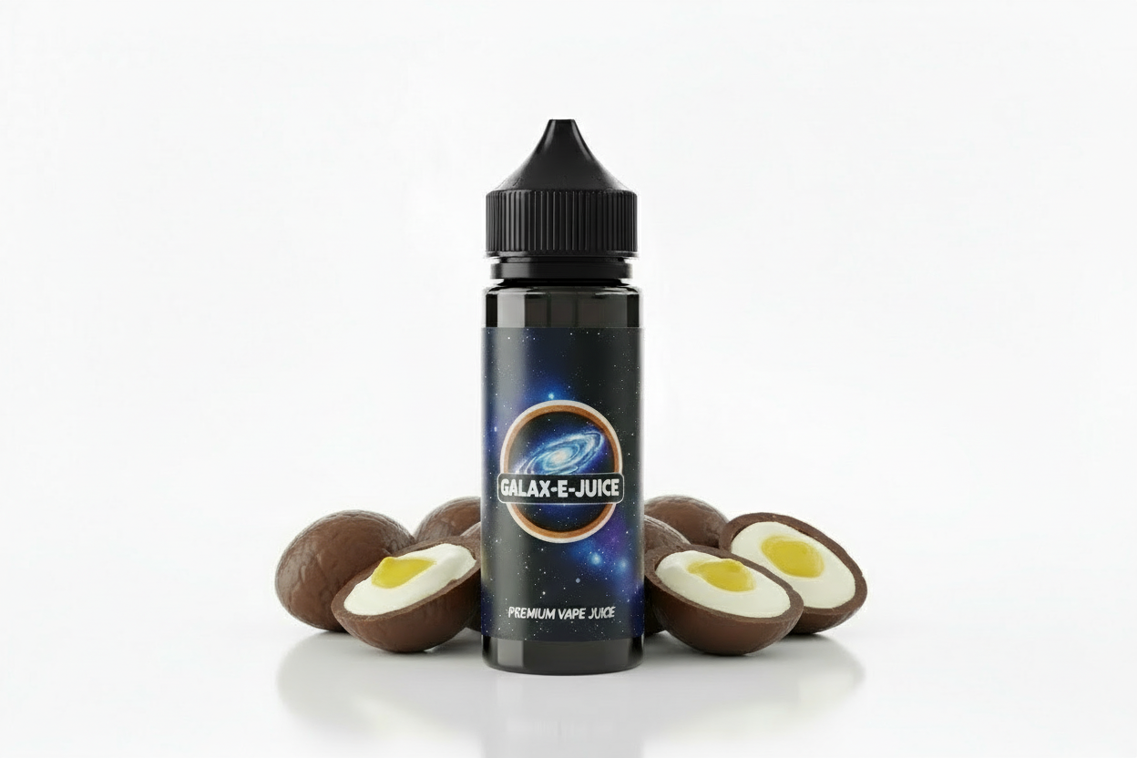 Cream Egg E-Liquid 100ml - UK Made Premium Vape Juice | Galax-E-Juice