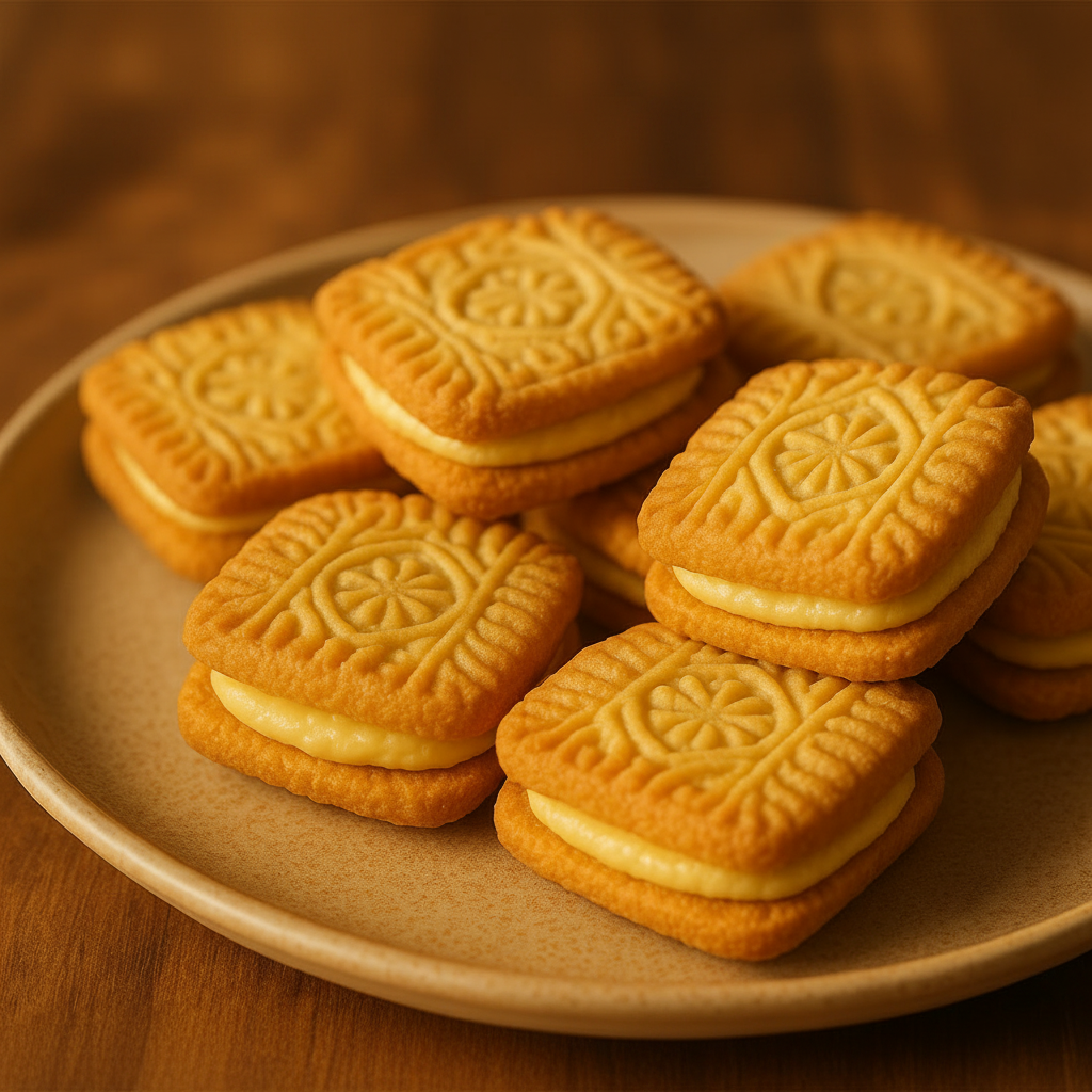 Custard Creams E-Liquid 100ml - Sweet Vanilla Custard Biscuit Flavour - Galax-E-Juice UK