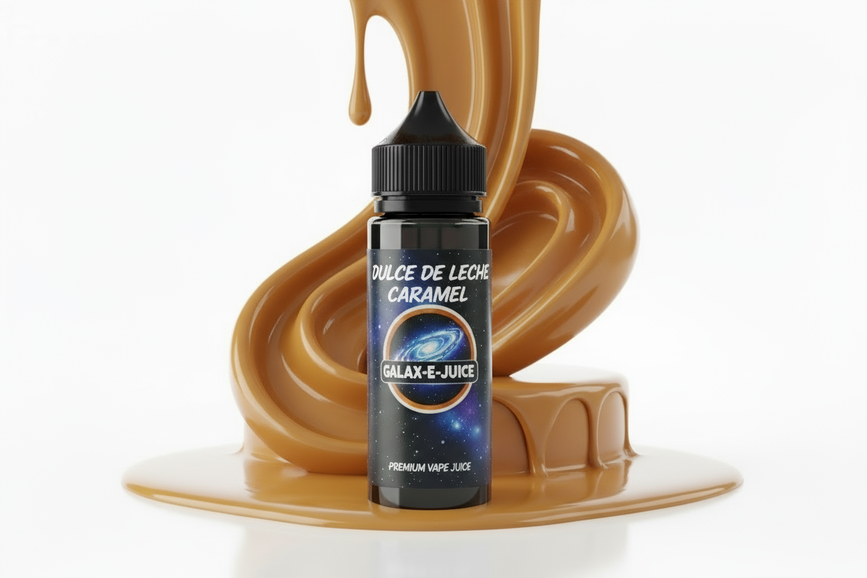 Dulce De Leche Caramel E-Liquid 100ml - UK Made Premium Vape Juice | Galax-E-Juice