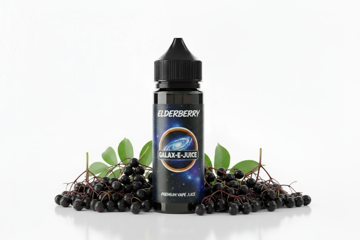 Elderberry E-Liquid 100ml - UK Made Premium Vape Juice | Galax-E-Juice