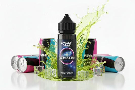 Energy Drink Galax-E-Juice bottle