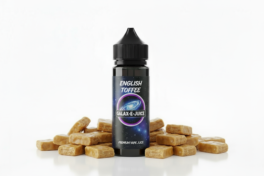English Toffee E-Liquid 100ml - UK Made Premium Vape Juice | Galax-E-Juice