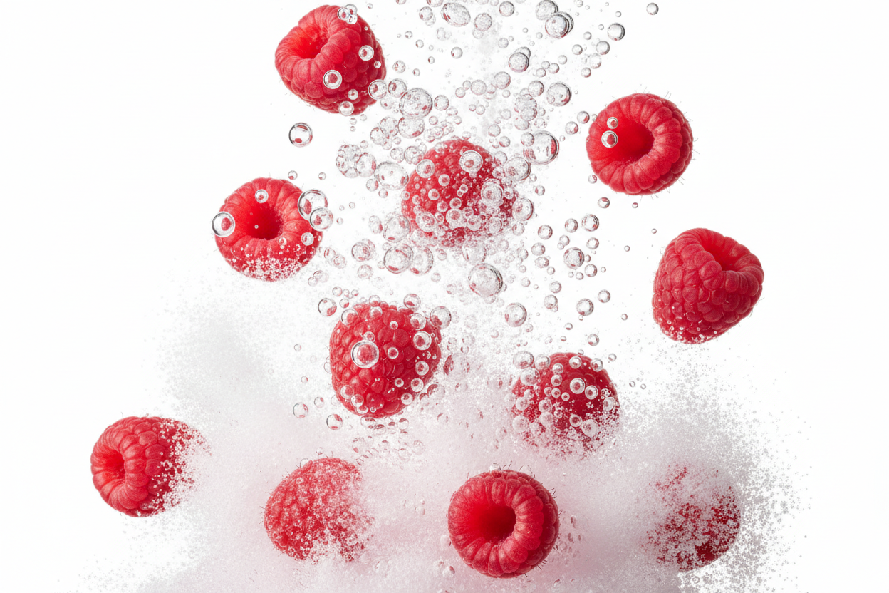 fizzy raspberry sherbet no bottlkes!